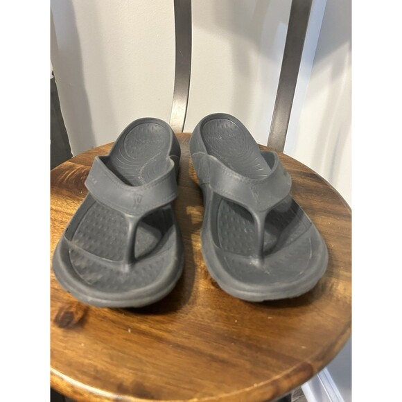 NUUSOL CASCADE Flip Flops "Made in America"  Granite Gray Women’s Size 9 Support - Picture 2 of 6